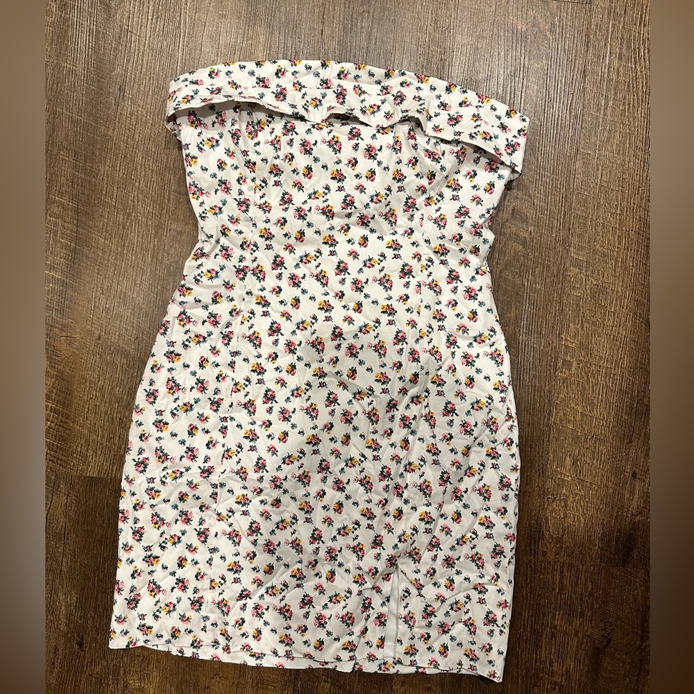 NanaMacs strapless floral dress